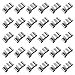 Alasum 50 Pcs Wire clamp Stainless Clamp Clips Wire Clip Cable Organiser Clamps Wire Frame Clips Cable Loop clamp siding Hooks Panel Clamps Metal Frame Marine Silver Clip Stainless Steel