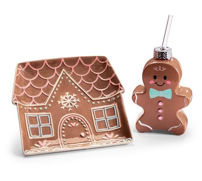 Gobelet et plateau pain d'épices burton+BURTON pour un chocolat chaud parfait au coin du feu