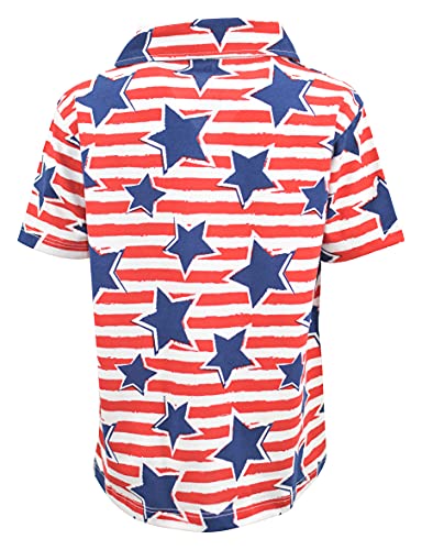 Image of Unique Baby Short Sleeve Collared Boys Polo Shirt, Toddler Kids Polo Shirts