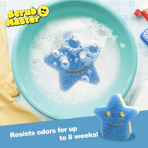 Hometimestore Washing Up Sponge, All-Purpose Sponge, Scouring Pad for Scratch-Free Cleaning, BPA-Free, Dishwasher Safe - Image 4