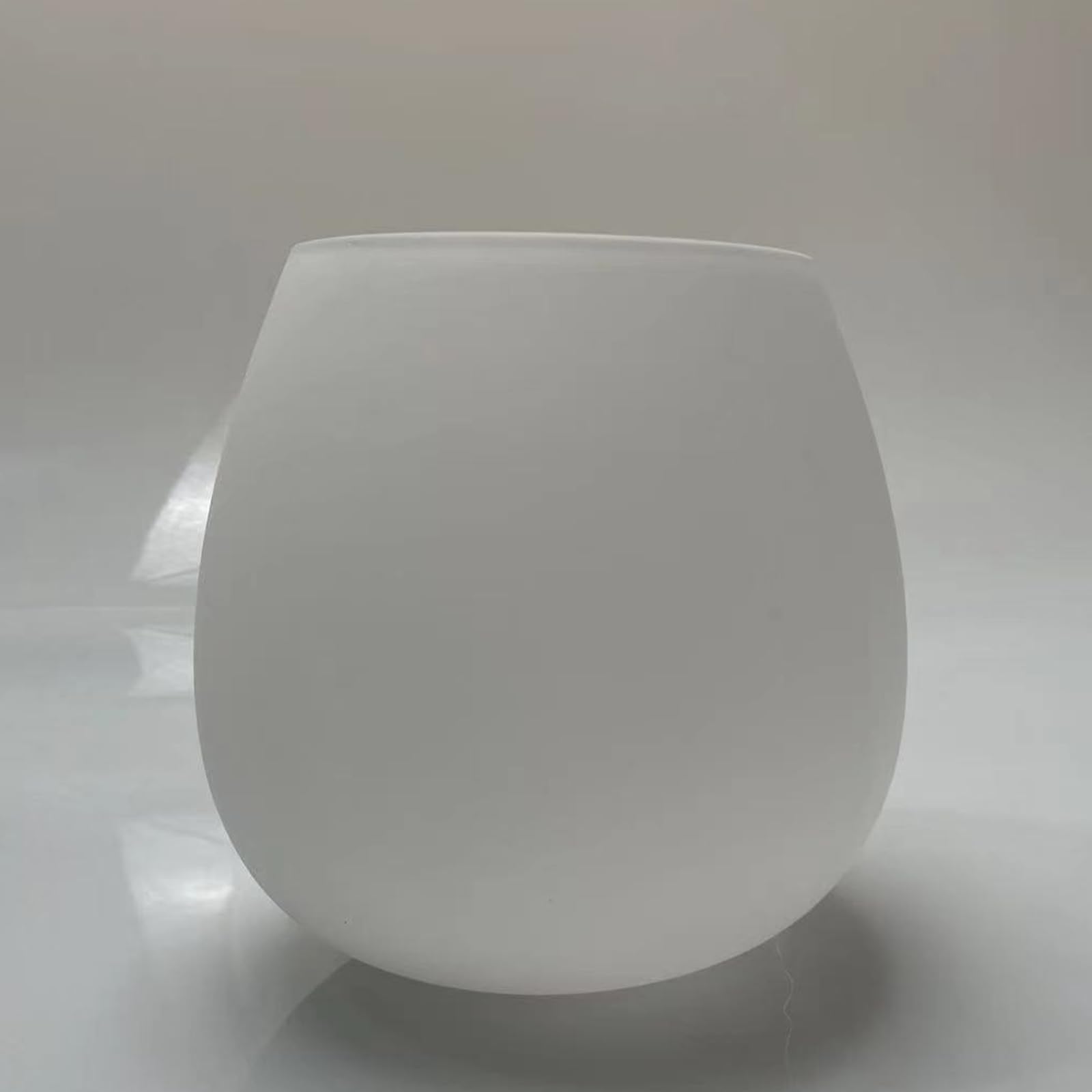 ONEWISH - Abat-jour en verre opale, petit abat-jour de rechange pour lampe de table, lampadaire, lampe murale, abat-jour blanc moderne, éclairage doux laiteux, 5,5