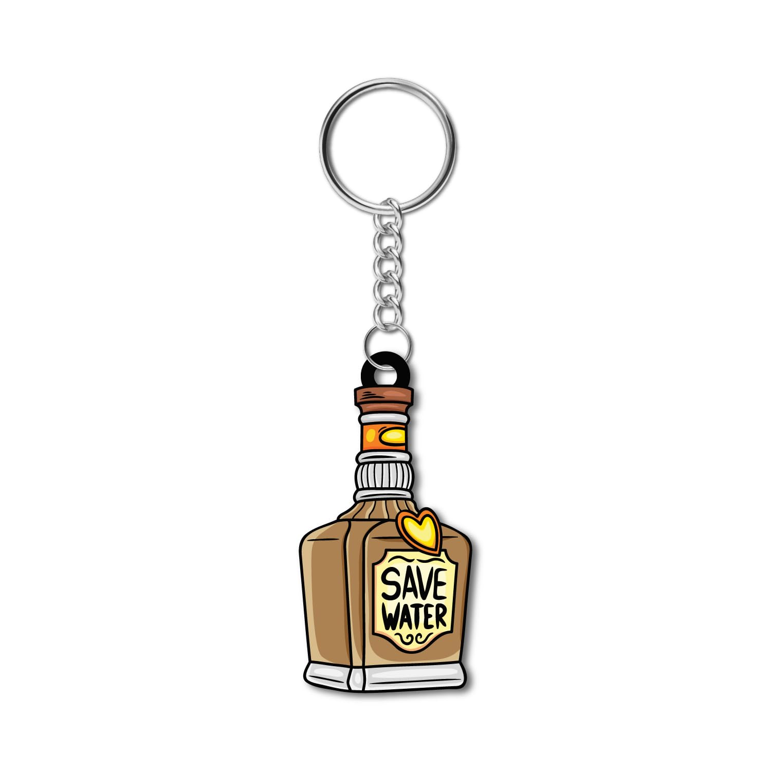 bhai please Whiskey Wooden Keychain for Car, Bike, Office, Home (Pack of 1) Multicolour Key Chain with Ring | Gift for Men, Women, Girls, Boys, Him and Her …-picture-28