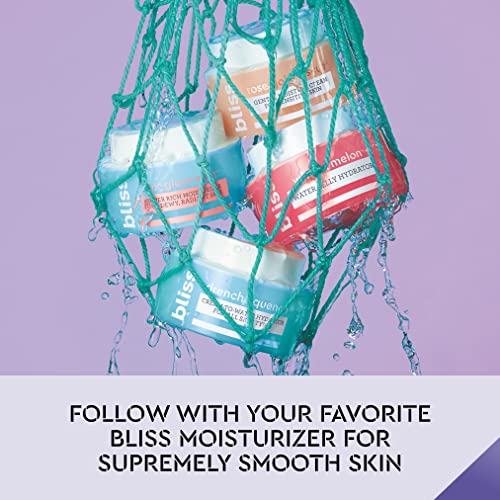 Bliss Renew & Smooth - Glycolic + Polyhydroxy Acid Night Serum - 1 Fl Oz - Gently Exfoliate Skin - Hydrating - Clean - Vegan & Cruelty-Free #TOP5