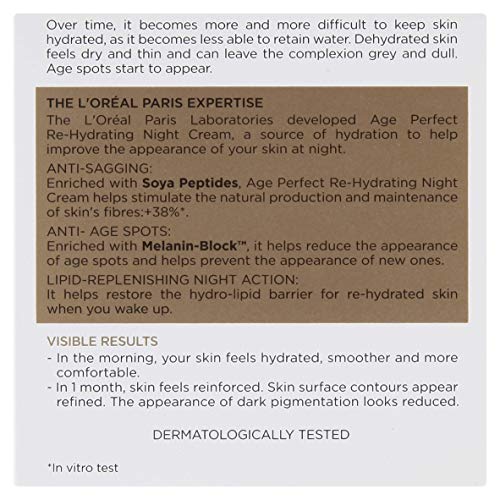 Age perfect re hydrating cream night 'Oréal Soin de - vue 4