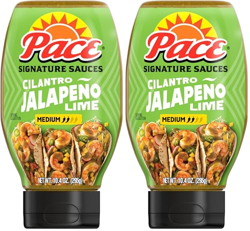 Pace Cilantro Jalapeno Lime Signature Sauce, 10.4 oz (Pack of 2)