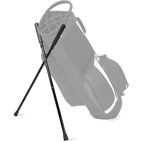 Foldable Legs Golf Bag Stand Attachment | Portable Lightweight Holder Stand for...