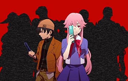 Mirai Nikki (2011) (38x24 inch, 95x60 cm) Silk