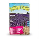 Paillage Fertile® – Pailles de roseaux défibrées 125L – Paillis naturel anti-limaces, prot...