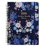 2026 プランナー 手帳 | A5リングバインダースケジュールプランナー2026 | 多機能 計画 ノート - 家庭 教室 会議