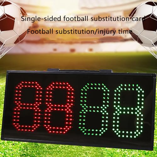 Panel Led Sustitución para Fútbol, Digital, Un Lado, Rojo Verde miniatura 2