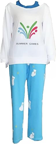 MYYH Anime Mei Ling Zhou Cosplay Costume Women Fancy Pajamas Daily Costume (XL)