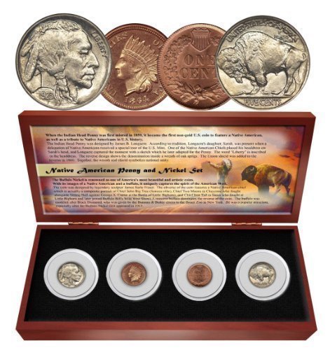 The Matthew Mint Native American Penny and Nickel