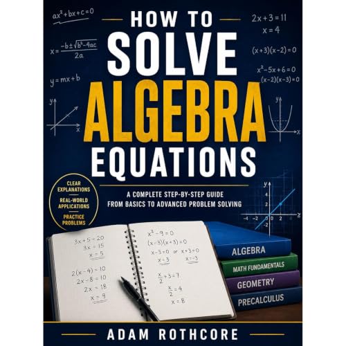 How to Solve Algebra Equations Audiolibro Por Adam Rothcore arte de portada
