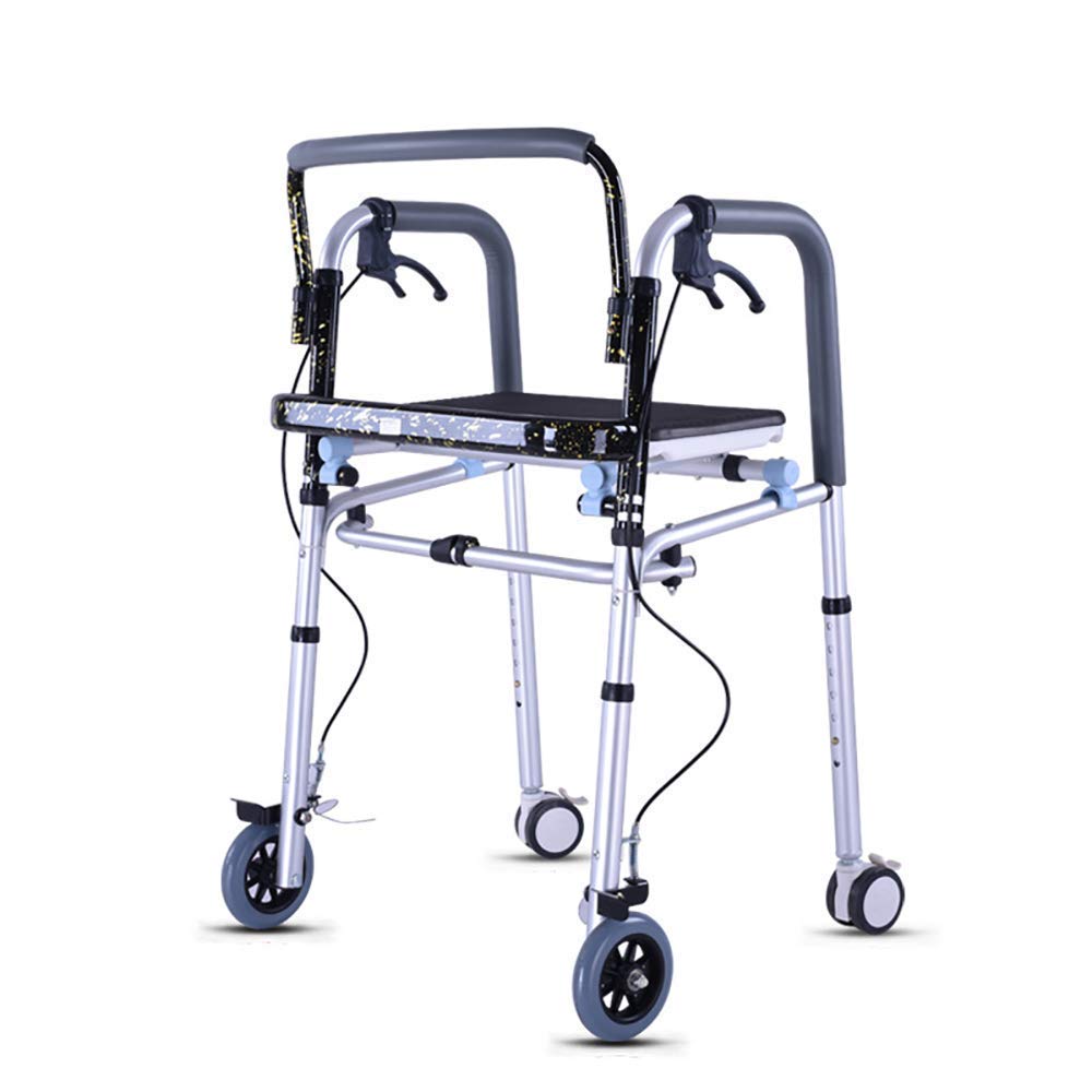 Buy Walkers for seniors, Walking Frame,Folding Walker with Wheels,With