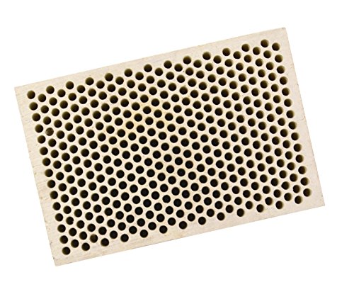 Honeycomb Ceramic Block Square w/ 374 Holes (2 mm Diameter) 2
