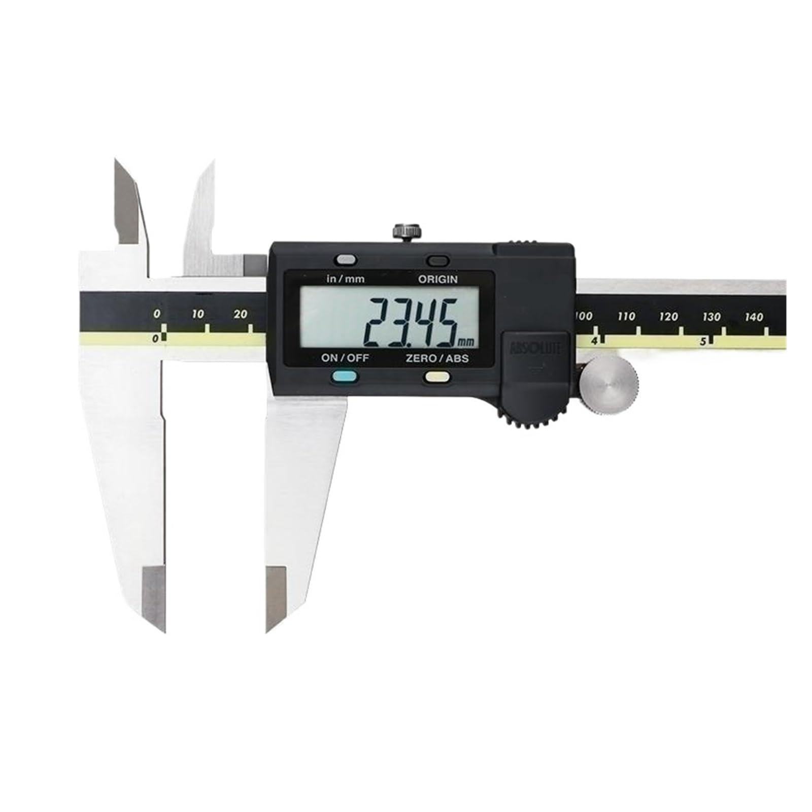 Calibre Digital Profesional Calibre Vernier Calibre Digital absoluto 500-196 12 Pulgadas 0-300mm IN/MM precisión 0,01mm LCD Herramientas de medición electrónica (Color : 200mm)