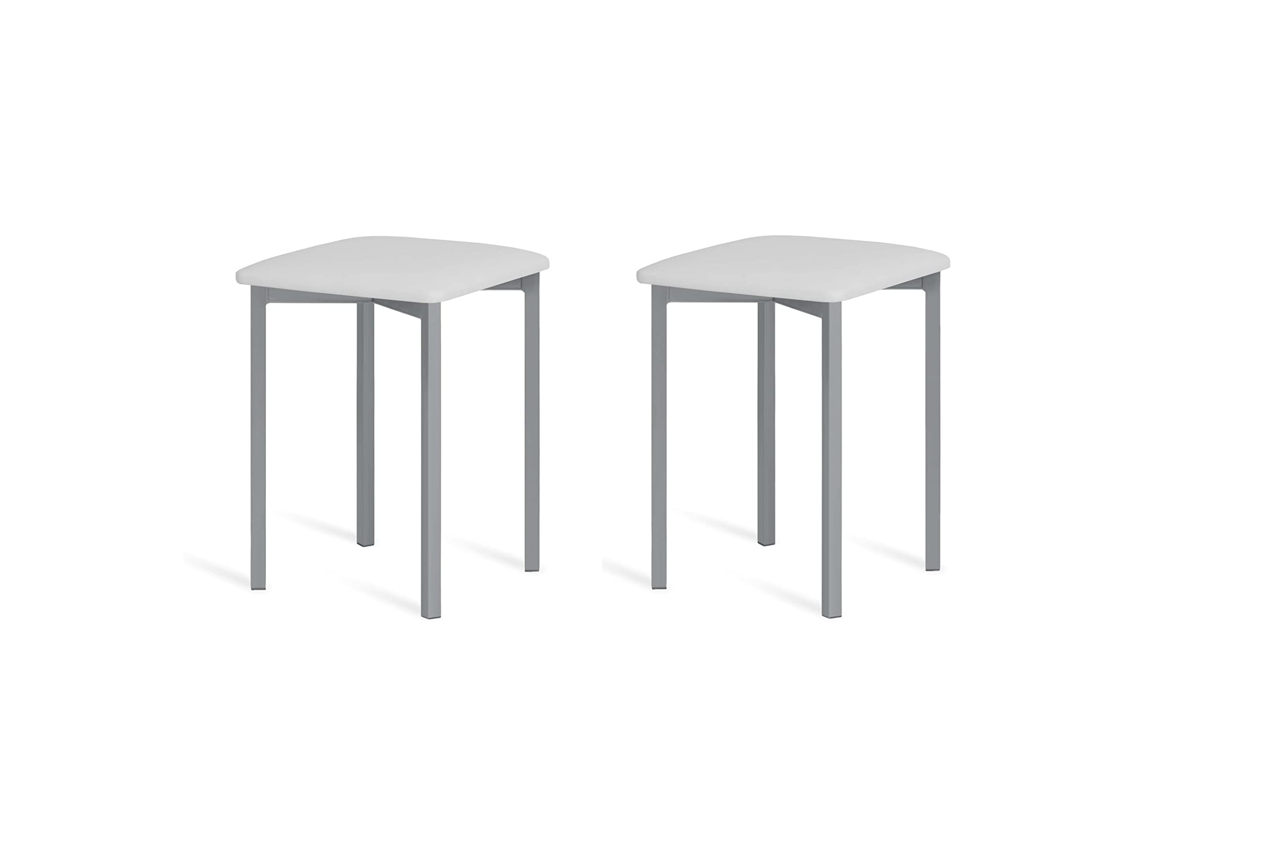 PORTUS| Conjunto 2 taburetes Activa Blanco