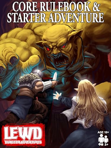 Lewd Dungeon Adventures Core Rulebook and Starter Adventure: An Adult Role-Playing Game for Couples (English Edition)