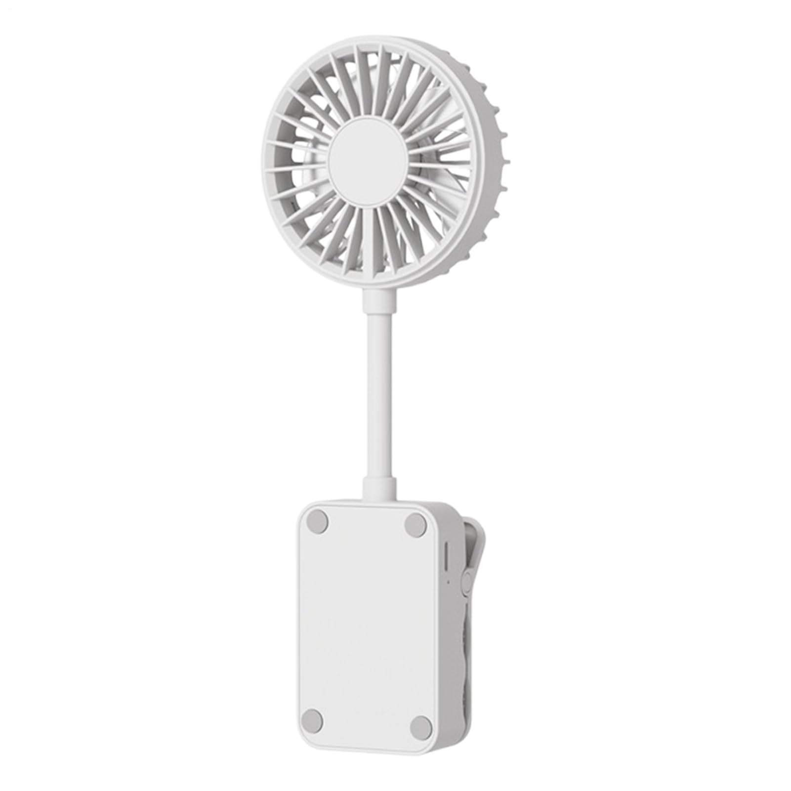 Ventilateur à pince portable rechargeable 3 vitesses silencieux bureau voiture