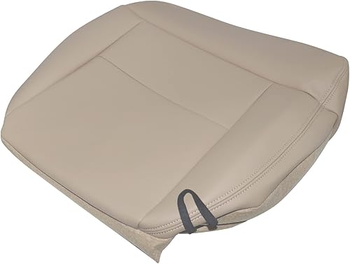 Miniatura 7 de Priprilod Funda de asiento de repuesto para parte inferior del lado del conductor, color beige tostado compatible con Ford F150 Lariat XL XLT STX