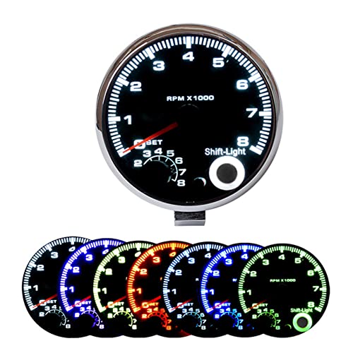Tacómetro universal de 3.75'' para solucionar la falta de indicador de RPM