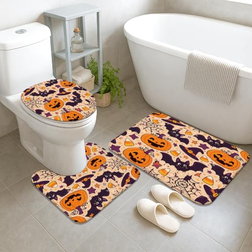 Rideau de douche en polyester imperméable anti-éclaboussures 183 x 183 cm Halloween - 4