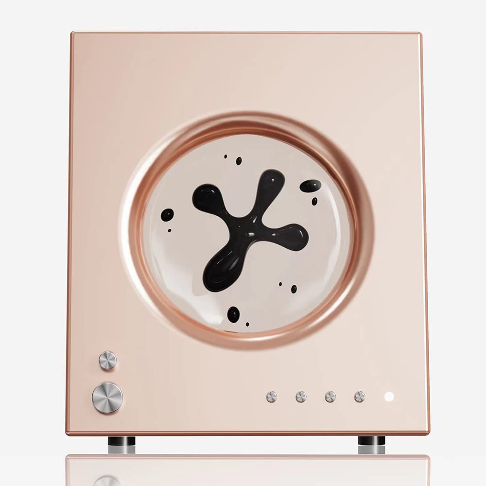 Magnetic Fluid Bluetooth Speaker, 50W Stereo Interaction Subwoofer Rhythm Magnetic Fluid Speaker, Portable Bluetooth 5.1 Wireless Outdoor Durable Speakers, Fluid Acoustics New Experience