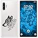 Produktbild PhoneNatic Case kompatibel mit Samsung Galaxy Note 10+ Silikon-Hülle Floral Wolf M3-1