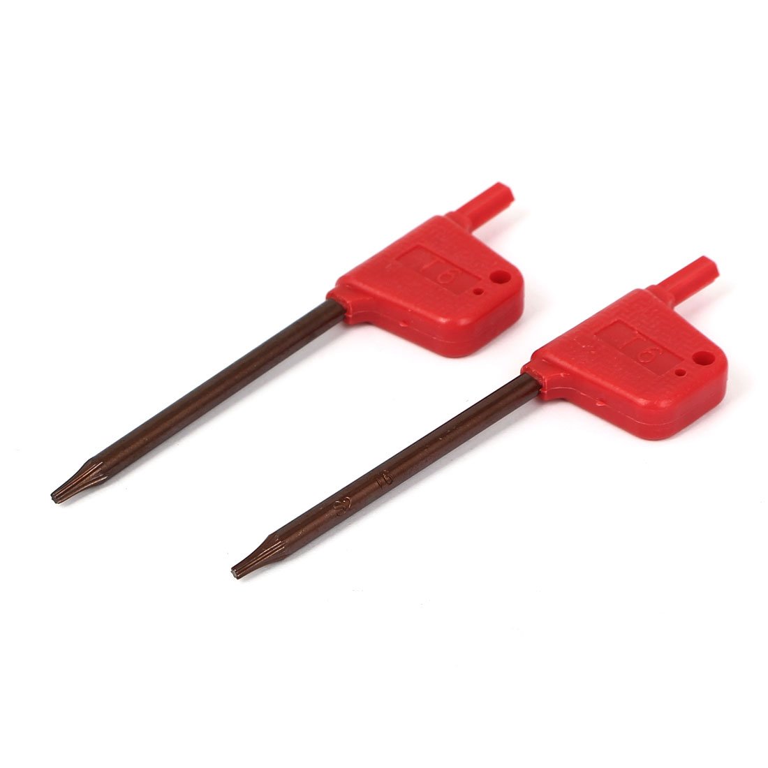 Aexit 83mm Long Hand Operated Tools Plastic Flag Type T6 Torx Key