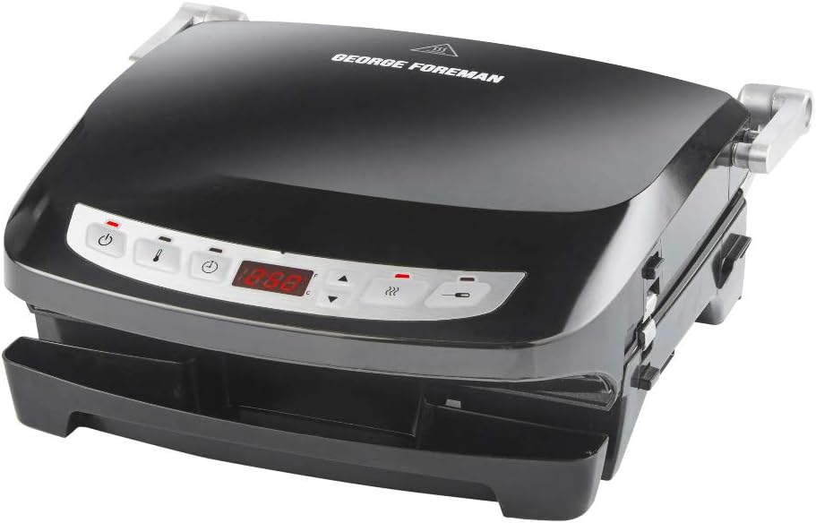 George Foreman Evolve 6 Portion Precision Grill with Deep Pan