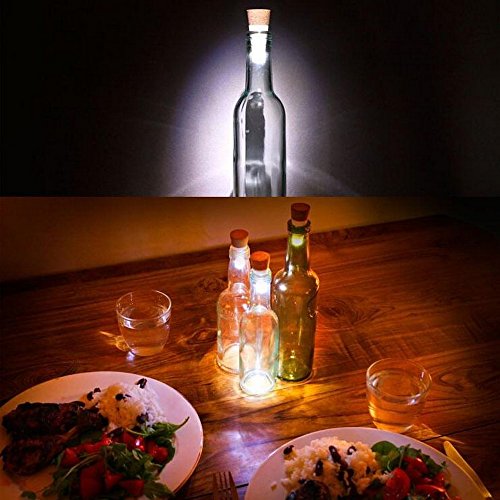 Premium Bottle Lights. Brightest Wine Cork Usb Light - 12 Lumens, Special For Wine Bar And Party (3 Packs) #TOP1