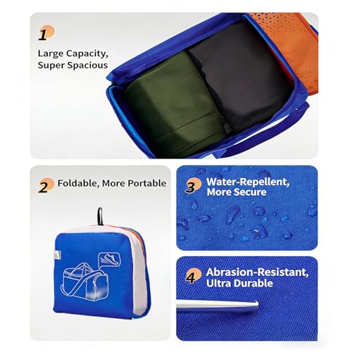 Bolsa de hombro plegable impermeable para entrenamiento diario atlético 7
