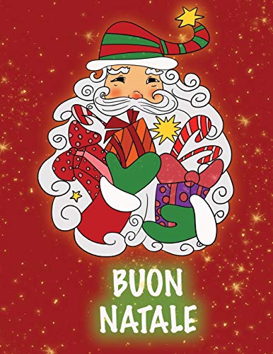 Buon Natale: libro da colorare (Italian Edition)