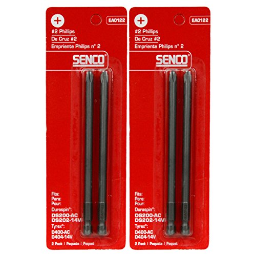 Senco EA0122#2 Phillips Duraspin/Tyrex Bits (2-2 Packs)