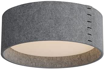 Maxim Prime Acoustic - 18W 1 LED Flush Mount in Modern Style-6 Inches Tall and 16 Inches Wide