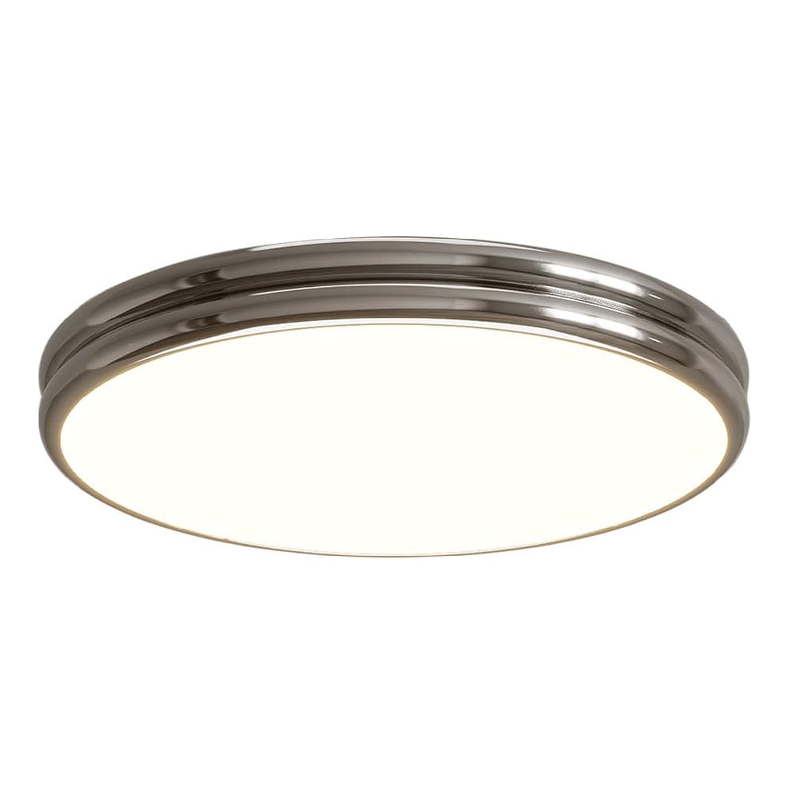 BKEKM 12 Inch Round Ceiling Lighting Fixtures, Modern LED Flush Mount Ceiling Light, 3000K, 4000K, and 6000K Adjustable Ceiling Lamp(50cm)