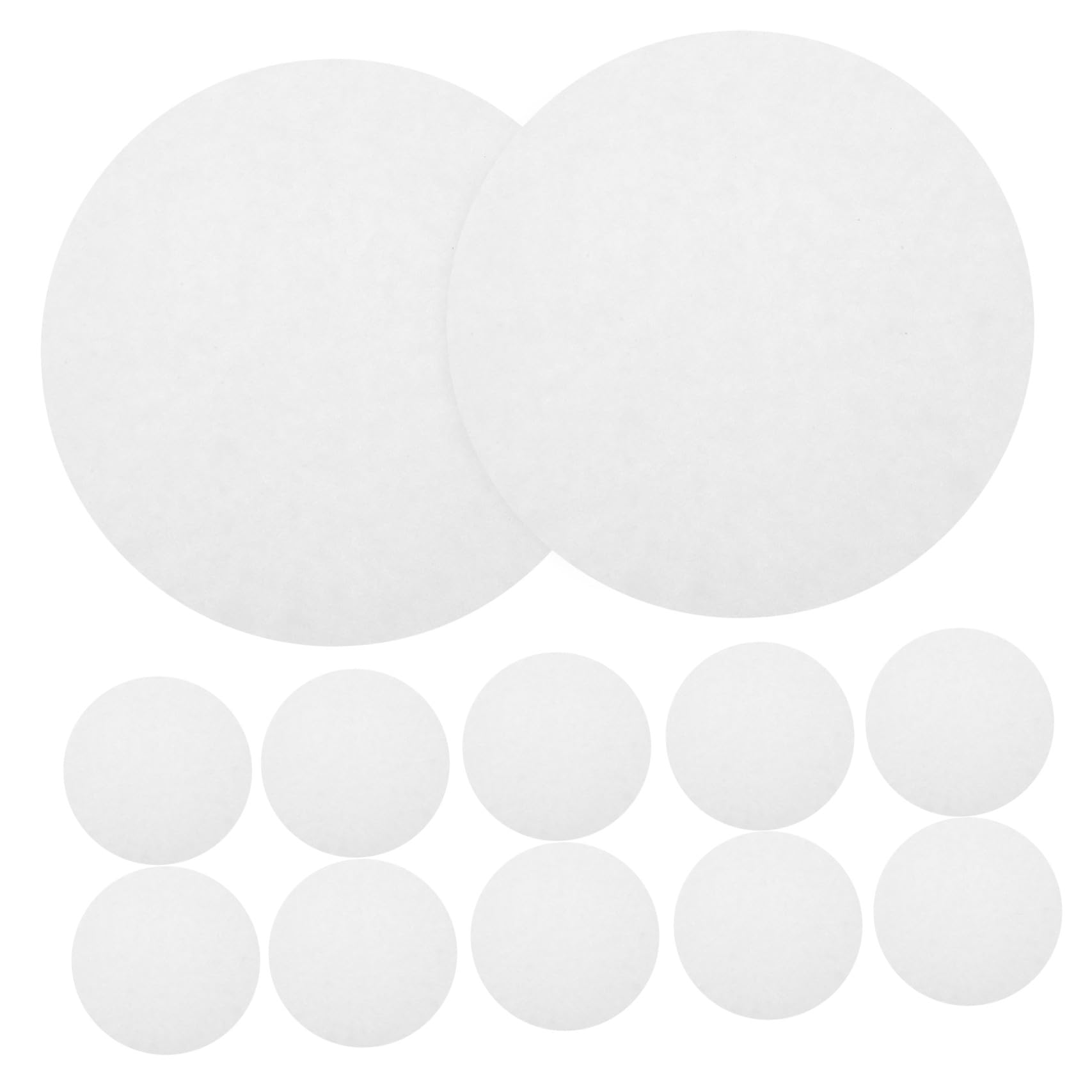 POPETPOP 100 Filtros De Papel Papel De Filtro De Laboratorio Cuantitativo Filtro De Papel De Laboratorio Discos De Filtro Circulares Sintéticos Papel De Diferente Diámetro (18 Cm)