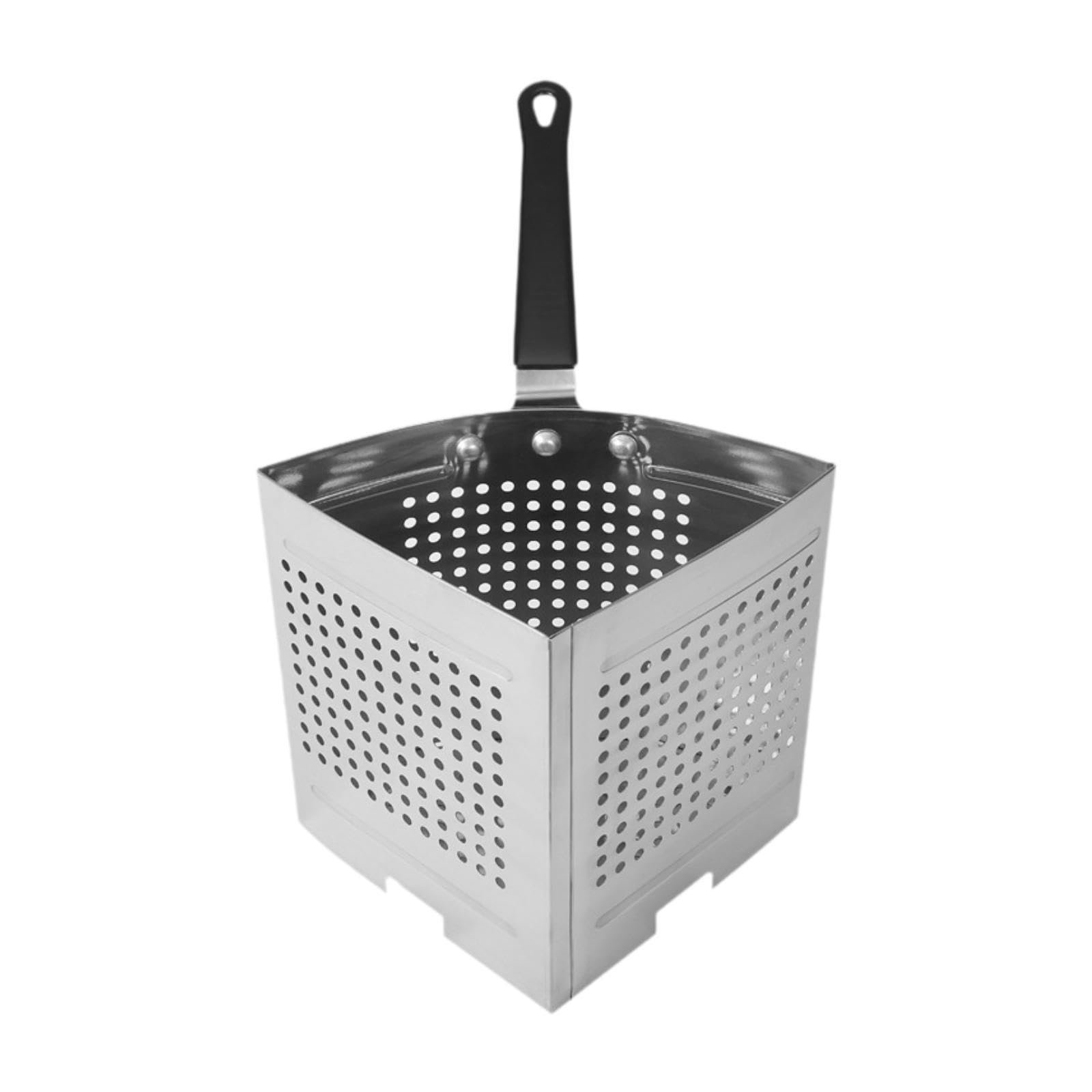 KESOTO Panier à Passoire pour Cuiseur à Pâtes, Polyvalent, Robuste, Perforé, Poche Profonde