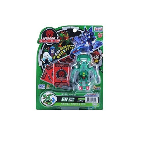 Turning MECARD TERO Green - Korean Made TV Kids Animation Toy by Sonokong