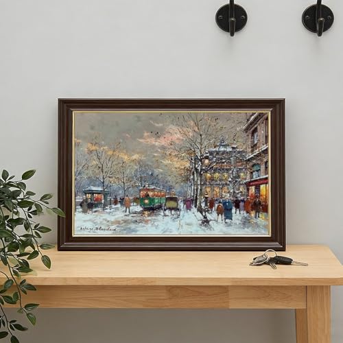 Impression sur toile marché aux fleurs de Paris premium - 7