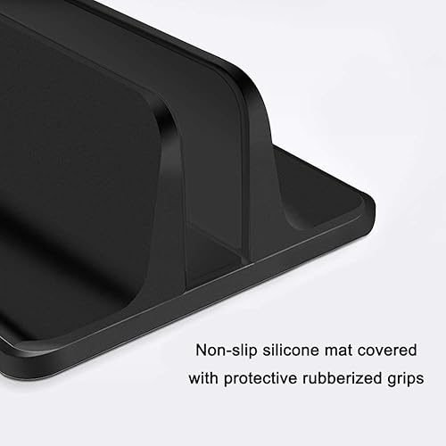 Miniatura 3 de ORANGEHOME Soporte para laptop, soporte vertical de escritorio con tamaño de base ajustable, soporte para portátiles compatible con todos los