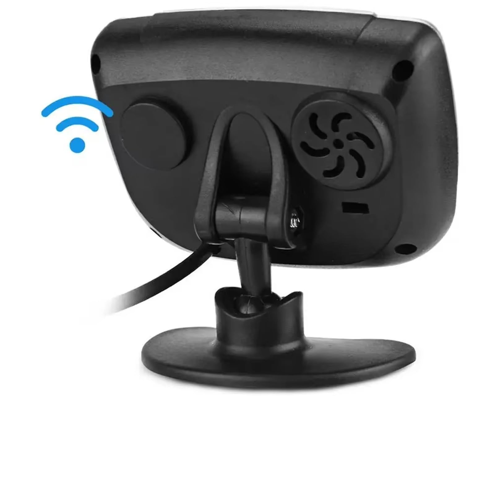 Aparcamiento asistido Sensor Aparcamiento Inalámbrico Con Pantalla LCD 4 Sensores Radar Alarma Zumbador 65 DB Sistemas Detección Marcha Atrás Y Monitor Parktronic(Gray)