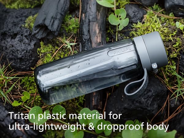 Image of Philips Water GoZero Everyday Filter Water Bottle with Philips Everyday Tap Water Filter, BPA-Free Tritan Plastic, Transform Tap Water into Healthy Drinking Tastier Water, 22 oz /36 oz