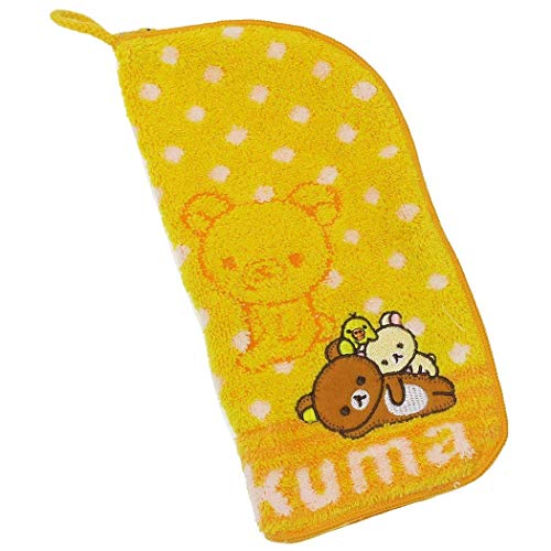 Marushin Rilakkuma Serviette Pochette Mrs-6405007200 Happy Life Jaune
