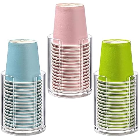 Tbestmax 3 Pack Bathroom Cup Dispenser Cover