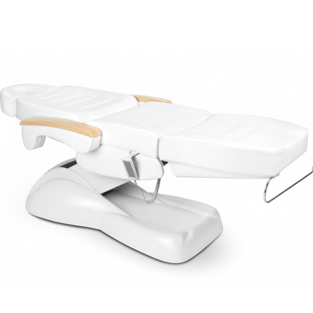 Medeo Kosmetikkabine Liege massageliege Physiotherapie Bedampfer Lupenlampe Arbeitsstuhl Beistelltisch 900273a weiß