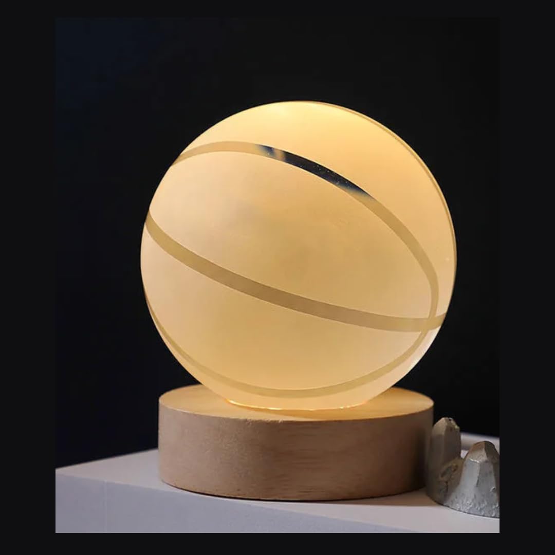 Geekmonkey Love Cloud Crystal Lamp | Love is in The Air (Basketball)