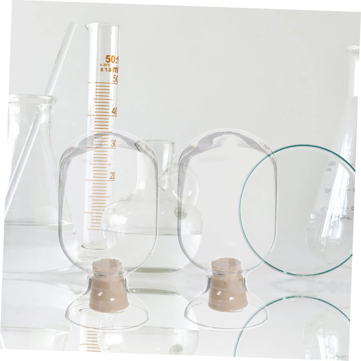 Set 4 Contenitori Decorativo 18 H 16 cm con Manici