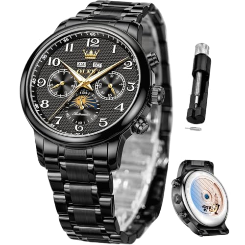 Image of OLEVS Watches for Men Automatic Mechanical Self Winding Watch Business Dress Wrist Watch