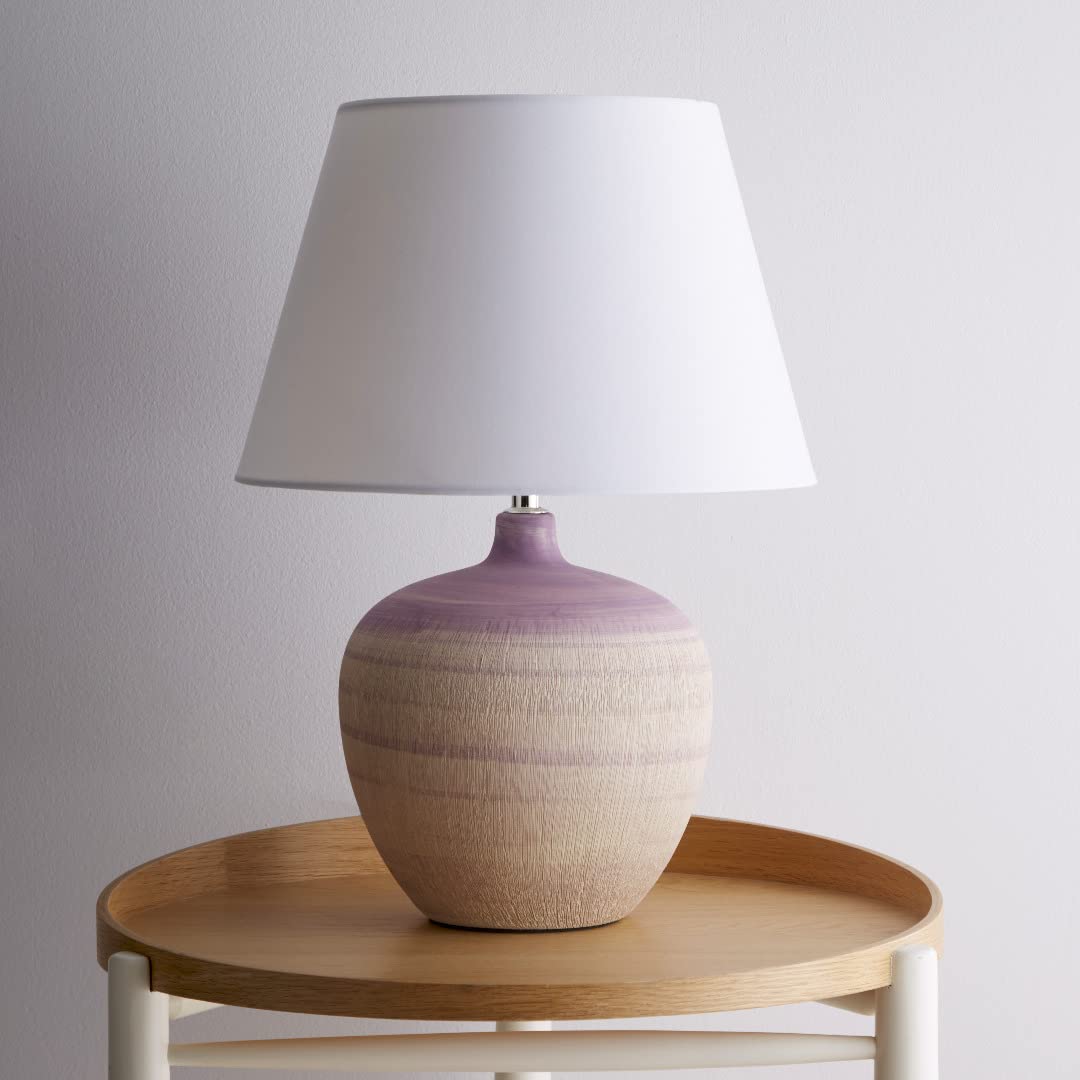 K Living  Purple Tenby Ceramic Table Lamp, Sports Direct